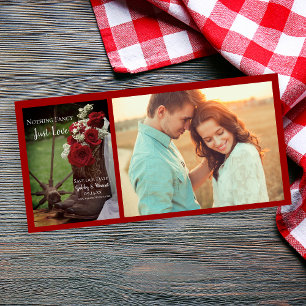 Reserve A Data Casamento de Rosas vermelhas e cowboy