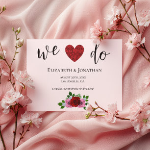 Reserve A Data Casamento de Rosas Vermelhas e Rosas