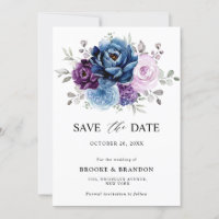 Casamento de Sangue Lilac Marinho Roxo Dusty Blue