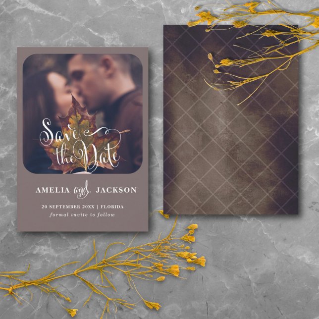 Reserve A Data Casamento de Save the Date de Foto Moderna (Criador carregado)