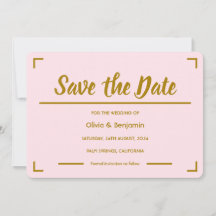 Casamento de Script Manuscrito Simples Rosa