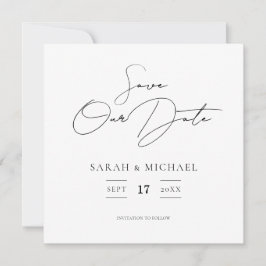 Reserve A Data Casamento De Script Minimalista Moderno Salve A Da