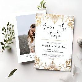 Reserve A Data Casamento de Vazio Elegante Clássico Simples do pa