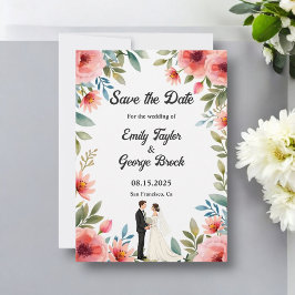 Reserve A Data Casamento de Verão de Delicate Floral Garden Bride