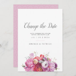 Reserve A Data Casamento De Vidro Floral Cor Floral Rosa Salva A