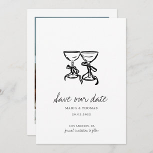 Reserve A Data Casamento Desenho Moderno Salve a Data