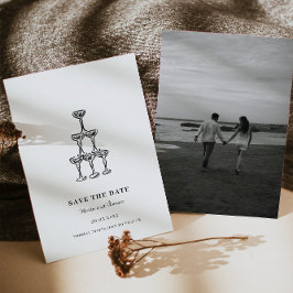 Reserve A Data Casamento Desenho Moderno Salve a Data