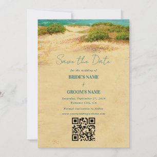 Reserve A Data Casamento Destino à Beira-Mar com Aquarela