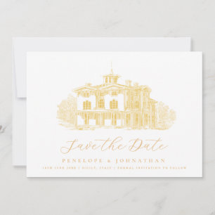 Reserve A Data Casamento Destino em Vila Italiana Elegante Dourad