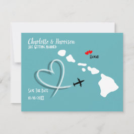 Reserve A Data Casamento Destino Havaí Salvar a Data