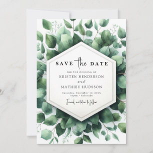 Reserve A Data Casamento digital Eucalyptus com energia verde rus