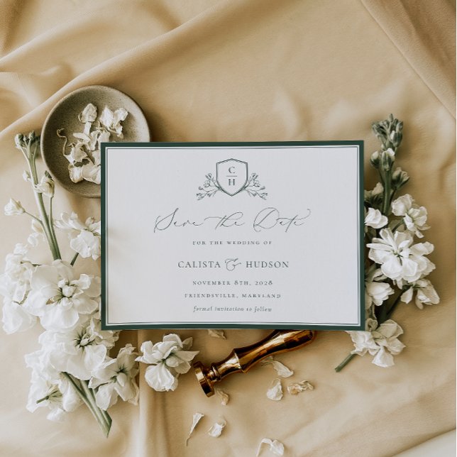 Reserve A Data Casamento do Monograma do CREST do BRUNSWICK (Criador carregado)