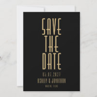 Casamento Dourado de arte minimalista
