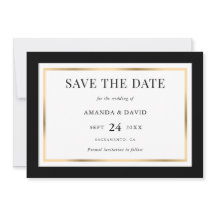 Casamento Dourado e negro legante