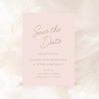 Casamento Dourado e rosa elegante