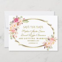 Casamento Dourado Romântico Blush Rosa
