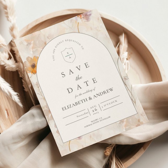 Reserve A Data Casamento Editorial Wildflower (Criador carregado)
