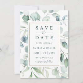 Reserve A Data Casamento Eetal Eucalyptus Dourado Greenery