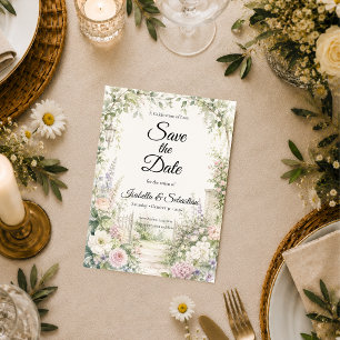 Reserve A Data Casamento Elegância Jardim Secreto Encantado
