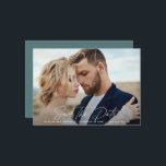 Reserve A Data casamento elegante com script moderno<br><div class="desc">Um casamento elegante com script moderno salve o cartão de data. Design na moda moderno mínimo. Todas as cores podem ser personalizadas.</div>