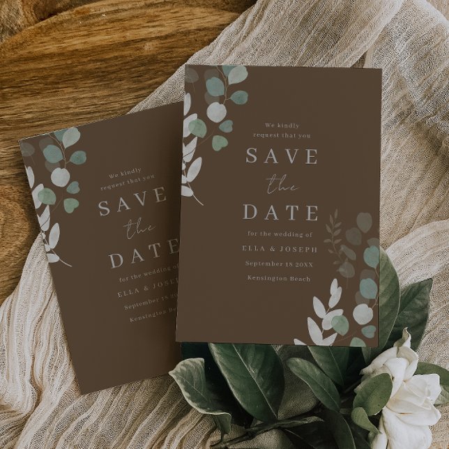 Reserve A Data Casamento Elegante com Vegetação Divina (Criador carregado)