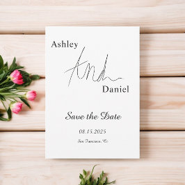 Reserve A Data Casamento Elegante Da Caligrafia Branca E Negra Si