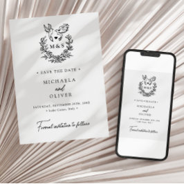 Reserve A Data Casamento Elegante De Manuscritos Modernos Minimal