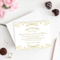 Casamento Elegante Dourado com Damasko