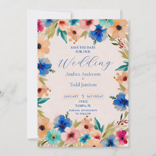 Reserve A Data casamento elegante e abstrato