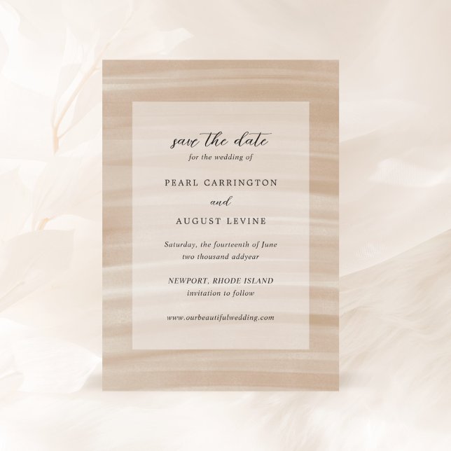 Reserve A Data Casamento Elegante Neutral De Chic Sandy Da Costa (Criador carregado)