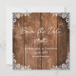 Reserve A Data Casamento Elegante Rustic Wood Country