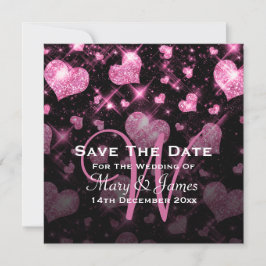 Reserve A Data Casamento Elegante Salva A Data Coração Luminosa R