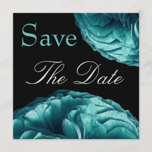 Reserve A Data Casamento Elegante Turquoise Rosa Salve a Data