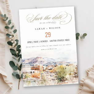 Reserve A Data Casamento em Aquarela Colorado Springs, Colorado
