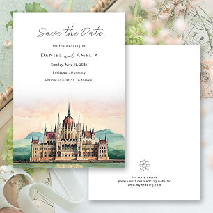 Reserve A Data Casamento em Budapeste Hungria Salve a Data