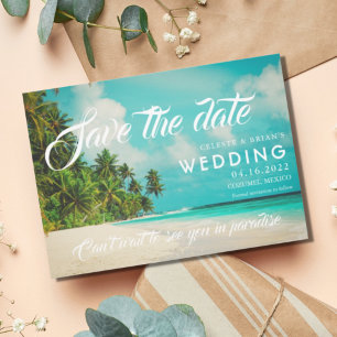 Reserve A Data Casamento em Paradise Beach Destination