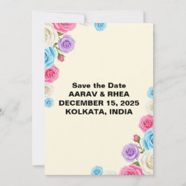 Reserve A Data Casamento em Pastel Suave Salve a Data