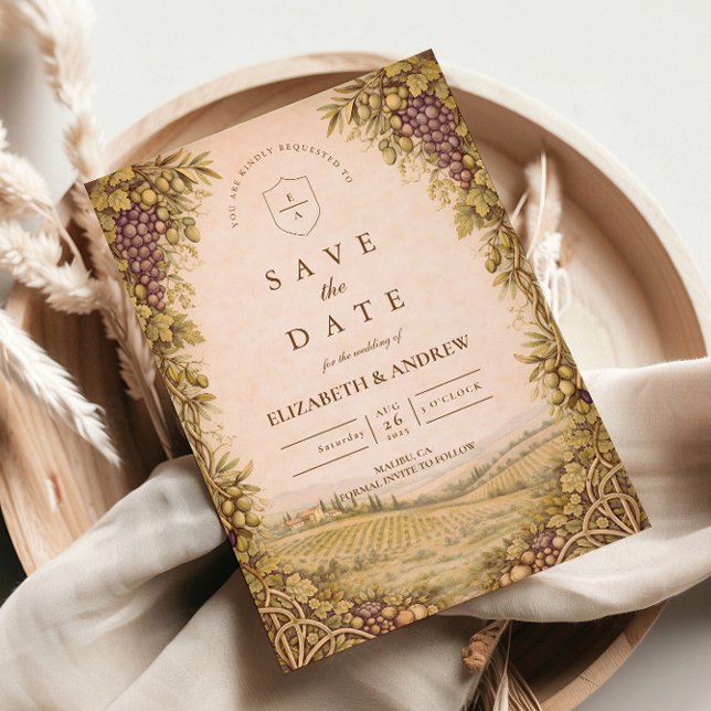 Reserve A Data Casamento em Vinícola no Campo Rústico (Criador carregado)