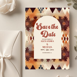 Reserve A Data Casamento Etônico Ocidental Aztec Tribal Brown