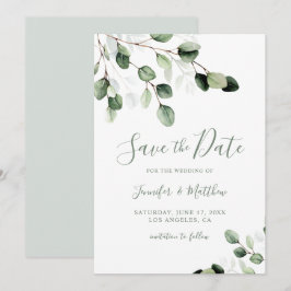 Reserve A Data Casamento Eucalyptus Elegante Greenery