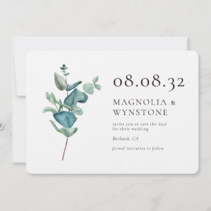 Reserve A Data Casamento Eucalyptus Luxury Linen