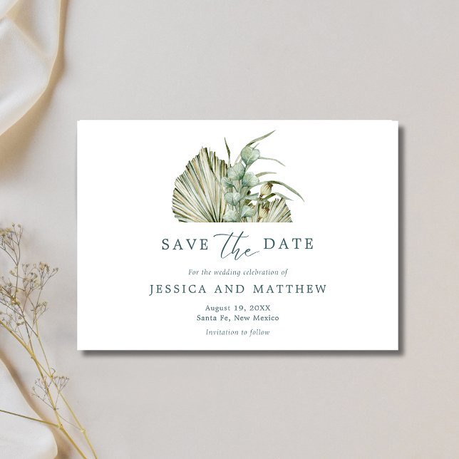 Reserve A Data Casamento Fall Floral Rustic Exterior (Fall Floral Rustic Outdoor Wedding Save The Date)