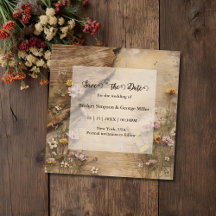 Casamento Floral Boêmio de Madeira Rústica