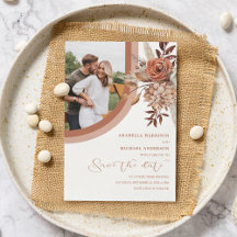 Casamento Floral Boho Laranja Queimado e Grama de