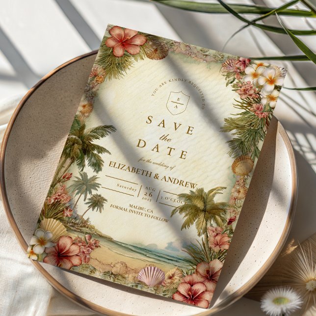 Reserve A Data Casamento Floral Botânico da Ilha (Criador carregado)