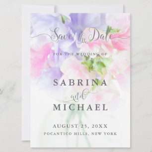 RESERVE A DATA CASAMENTO FLORAL CHIC ERVILHAS DOCE