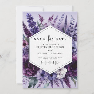Reserve A Data Casamento Floral De Chic Field Purple