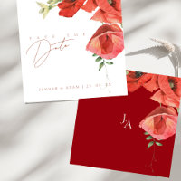 Casamento Floral de Crimson Red Poppies