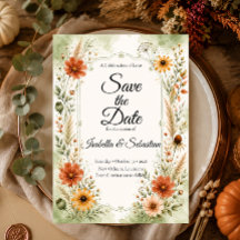 Casamento Floral de Jardim de Outono Atemporal