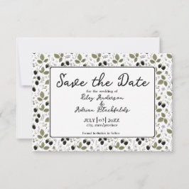 Reserve A Data Casamento Floral de Lavanda com Amora Preta na Pri